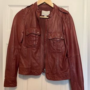Luxury Hinge Leather Jacket